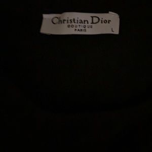 BLACK CHRISTIAN DIOR DRESS